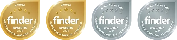 Winner of Owner Occupier Home Loan - 1 Year Fixed and Interest Only Investor Home Loan - 1 Year Fixed. Highly Commended for Owner Occupier Home Loan - Refinance Fixed and Interest Only Investor Home Loan - 2 Year Fixed.